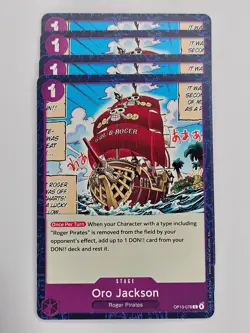 One Piece - 4x OP13-078 Oro Jackson - Common - Image 1