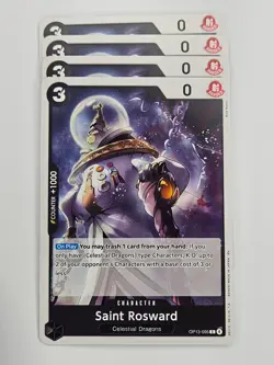 One Piece - 4x OP13-095 Saint Rosward - Common - Image 1