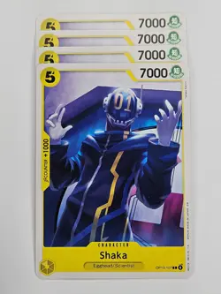 One Piece - 4x OP13-107 Shaka - Common - Image 1