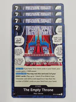 One Piece - 4x OP13-099 The Empty Throne - Common - Image 1