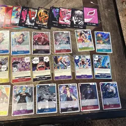 One Piece Card Game English Lot Different Sets See Pics Holos Plus Bulk - Image 3
