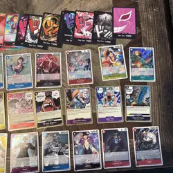 One Piece Card Game English Lot Different Sets See Pics Holos Plus Bulk - Image 4