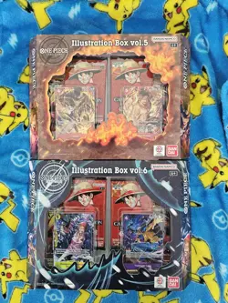 One Piece TCG Illustration Box Vol.5 & Vol.6 OP13 Carrying On His Will + PRB 02 - Image 1