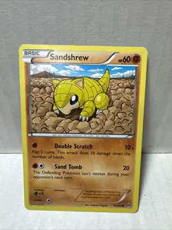 Pokemon TCG - Sandshrew 75/162 - Common - Reverse Holo - XY - BREAKthrough - LP - Image 1
