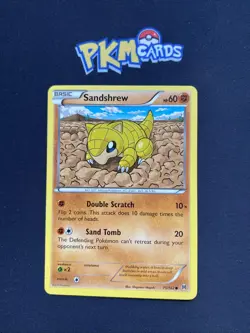 Pokemon TCG Sandshrew Breakthrough 75/162 Regular LP. - Image 1