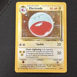 Pokemon TCG Electrode Jungle 2/64 Holo Unlimited Holo Rare 1999 LP+ / NM - Image 1