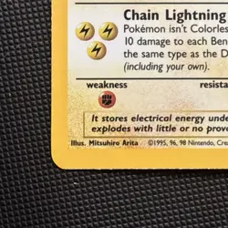 Pokemon TCG Electrode Jungle 2/64 Holo Unlimited Holo Rare 1999 LP+ / NM - Image 3