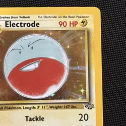 Pokemon TCG Electrode Jungle 2/64 Holo Unlimited Holo Rare 1999 LP+ / NM - Image 5