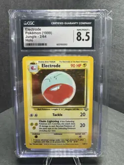 Pokemon TCG: Electrode 2/64 Holo Jungle CGC 8.5 NM/Mint+ - Image 1
