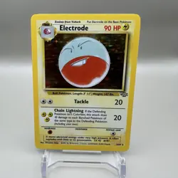 Electrode 2/64 Jungle Unlimited Holo Rare 1999 WotC Vintage Pokemon TCG NM-LP - Image 1