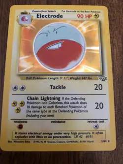 Pokemon TCG Electrode Jungle 2/64 Holo Rare NM/M - Image 1
