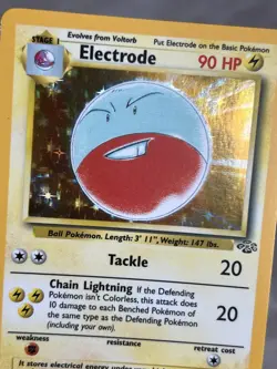 Pokemon TCG Electrode 2/64 Jungle Unlimited Holo Rare (English) - NM - Image 4