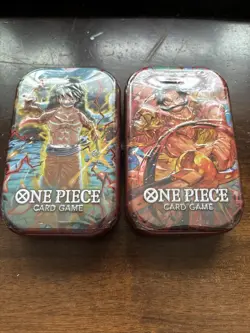 One Piece Mini Tin Set Vol 1: TS-01 Complete Art Set Of 2 Tins Both Sealed! - Image 1