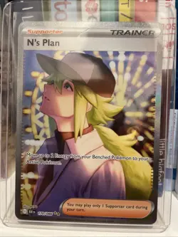 Pokemon N's Plan 170/086 Sv: Black Bolt Holo Trainer Special Illustration Rare - Image 1