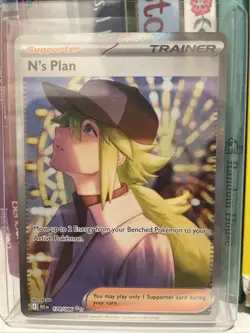 Pokemon N's Plan 170/086 Sv: Black Bolt Holo Trainer Special Illustration Rare - Image 4