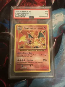 2016 Pokemon Charizard 11/108 Holo XY Evolutions - PSA 7 - Image 1