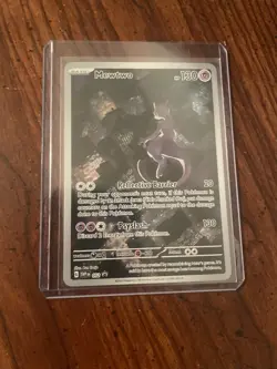Pokemon TCG Mewtwo 052 Scarlet & Violet Black Star Promo Holo Card - Image 1
