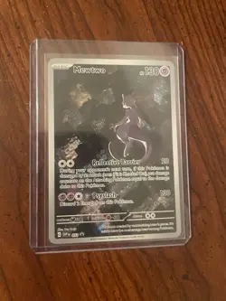 Pokemon TCG Mewtwo 052 Scarlet & Violet Black Star Promo Holo Card - Image 2