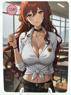 ❤Himeko Goddess Story Waifu Card STUNNING GIRL SSR-014 Waifu Doujin Anime Card - Image 1