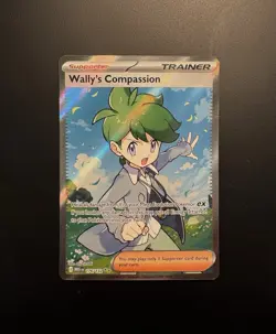 Wally's Compassion Full Art Holo Card 176/132 ME01 Mega Evolution - Image 1