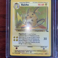 Pokemon TCG Raichu Four Card Vintage Lot Holo-non Holo Rare LP-NM - Image 2