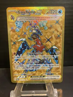 Garchomp EX 260/182 Sv04: Paradox Rift Holo Hyper Rare Pokemon Card NM Gold - Image 2