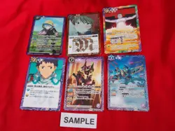 ⭐ SEALED EVANGELION TCG BATTLE SPIRITS / 6 CARDS BOOSTER PACK BANDAI ANIME UK 🚚 - Image 3
