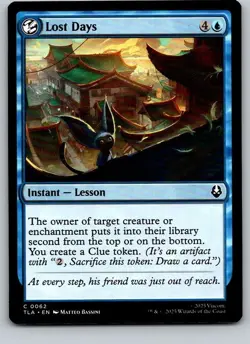 Lost Days (TLA) 62 MTG - Image 1