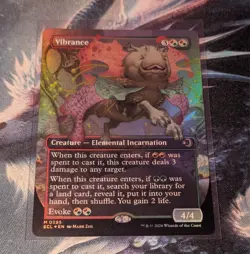 M.T.G. Lorwyn Eclipsed Vibrance Borderless Foil M/NM - Image 1