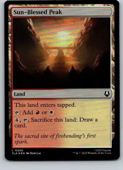 Sun-Blessed Peak FOIL (TLA) 280 MTG - Image 1