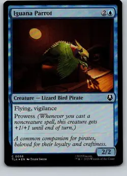 Iguana Parrot - TLA - FOIL - 56 - MTG - Image 1