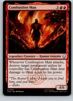 Avatar: The Last Airbender Magic: The Gathering Combustion Man - Image 1