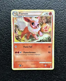 Pokemon TCG - Flareon 44/95 - Regular Rare - HGSS Call of Legends *NM/LP - Image 1