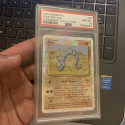 Pokemon Legendary Collection Reverse Holo Onix 84/110 PSA 10 WOTC 2002 POP 31 - Image 2