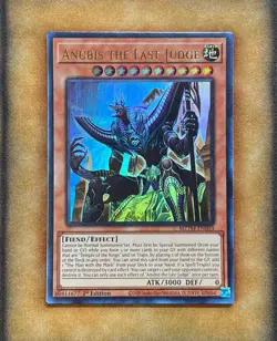 Yugioh Anubis The Last Judge MZTM-EN003 Ultra Rare 1st Ed NM - Image 1