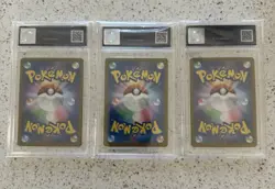 3 X Graded Pokemon Slabs Getgraded 10 - Image 5