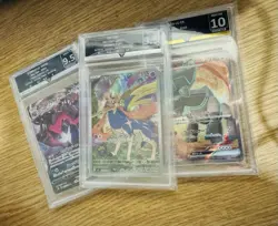 3 x TCGS Graded Pokemon Slabs - Japanese - Image 1