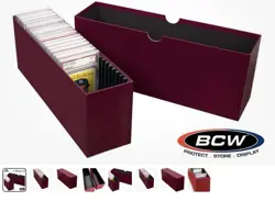 3 BCW Slotted Graded Card Box For PSA Certified Slabs Storage Case MTG Pokemon + 722626009792 - Image 1