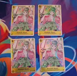 Playset (Qty 4) OP06-106 Kouzuki Hiyori SR One Piece Wings of the Captain - Image 1