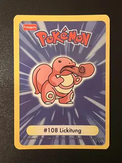 2004 Pokemon Funskool Who am IU Foil Lickitung #108 India - Image 1