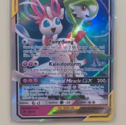 Pokemon TCG Gardevoir & Sylveon GX TAG TEAM Holo Card 130/214 Sm-Unbroken Bonds - Image 3