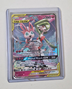 Pokemon TCG Gardevoir & Sylveon GX Holo Card 130/214 Tag Team Unbroken Bonds - Image 1