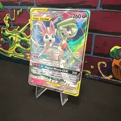 Pokemon TCG Gardevoir & Sylveon GX Holo Card 130/214 Unbroken Bonds - Image 3