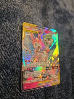 Pokemon TCG Gardevoir & Sylveon GX Holo Card 130/214 Tag Team Unbroken Bonds - Image 2