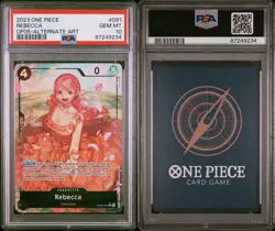 One Piece Rebecca Alt Art OP05- 091 Awakening of the New Era PSA 10 English - Image 3