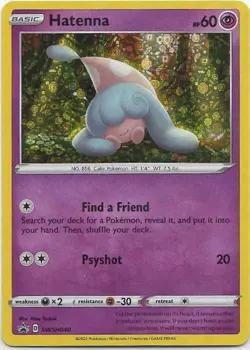 Hatenna HOLO - Pokemon Card SWSH040 25th Anniversary General Mills Promo - Image 1