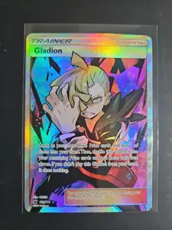 Gladion Full Art Holo Rare Card 109/111 Sm-Crimson Invasion Near Mint English - Image 1