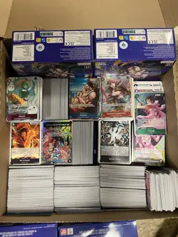 ONE PIECE Card Lot - About 6500! Rares, SR, Sealed Dom, Boxes, Read Description - Image 5