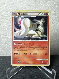 Pokemon TCG Ninetales Holo Card 17/95 Call of Legends Rare, Lightly Played - Image 1