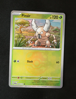 Pokemon Card TCG - Pinsir 003/131 Master Ball Reverse Prismatic Evolutions - NM⭐ - Image 1